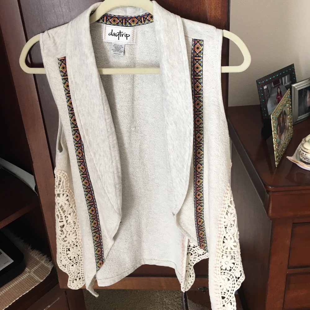Grey cotton vest