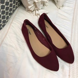Maroon old navy flats