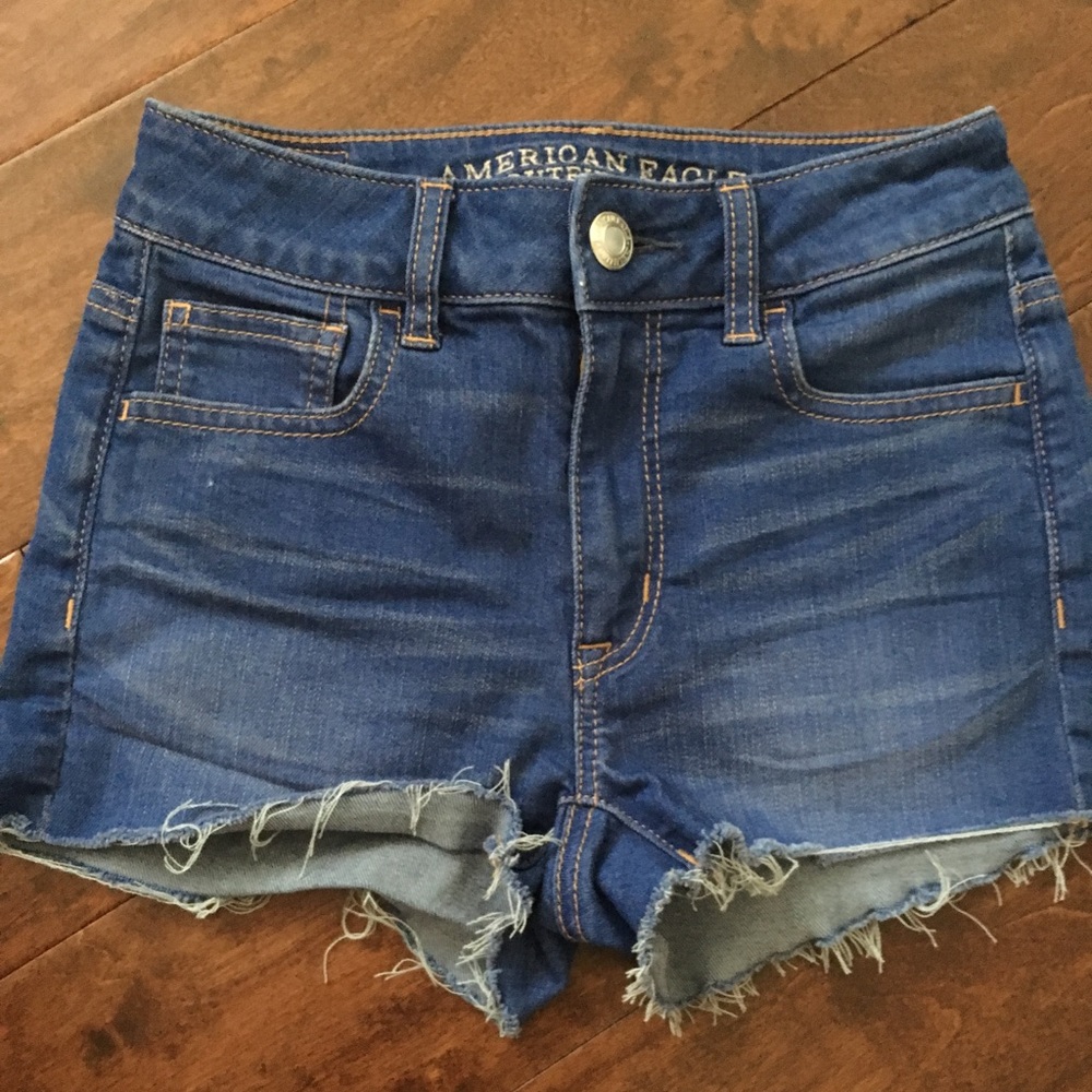 AEO high rise shorts