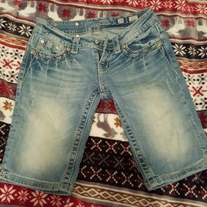 Miss Me Bermuda shorts