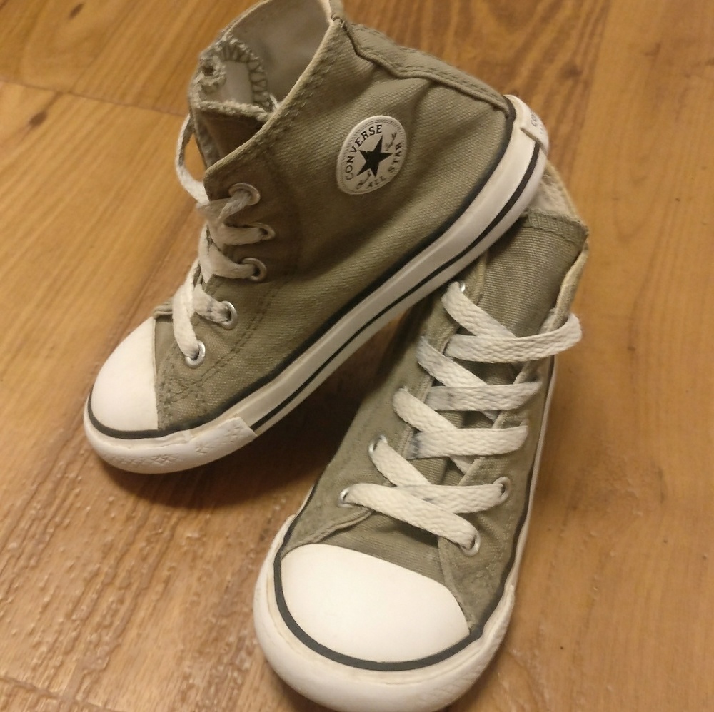 Grey High Top Chucks