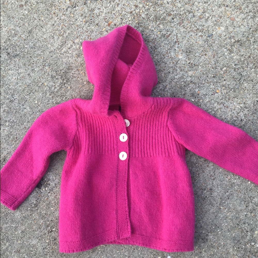 Mini Boden pink sweater