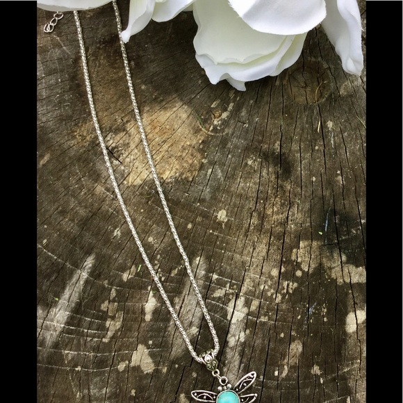 ⚜️Fashion Turquoise Necklace Pendant-Dragonfly⚜️ - Picture 5 of 8