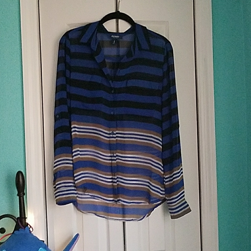 Striped Sheer Shirt