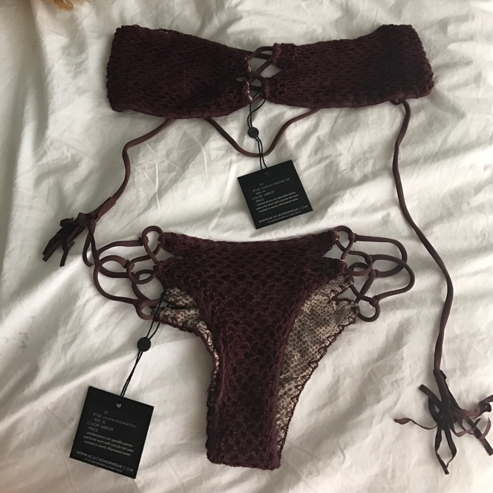 Acacia swimwear crotchet set