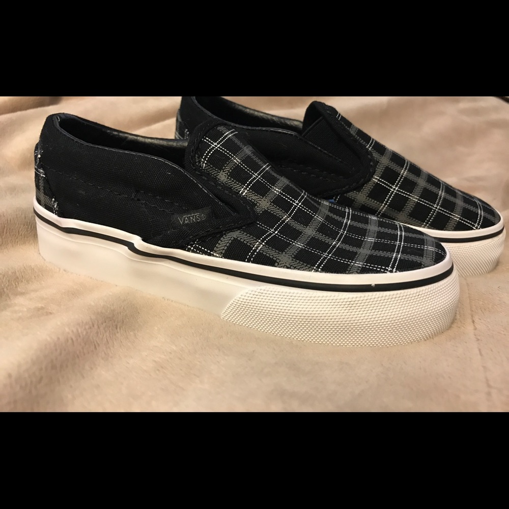 Vans boys slip ons size toddler 10