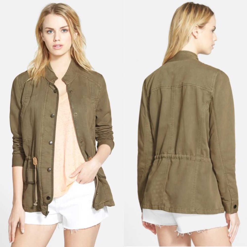 Hinge Drapey Military Jacket