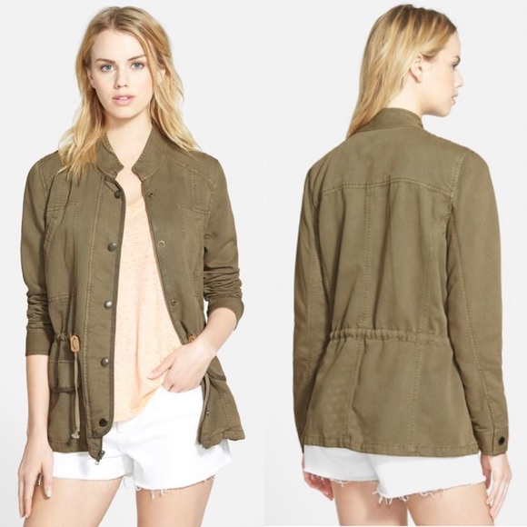 Hinge Drapey Military Jacket - Picture 1 of 3