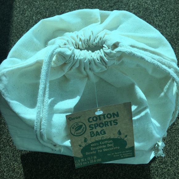 NEW Cotton Bag Drawstring Pouch 11" x 14" size - Picture 1 of 4