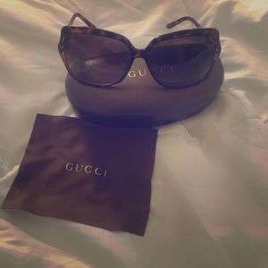 Gucci Bamboo Accented Sunglasses