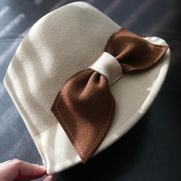 Made in Italy Women\'s Fedora Hat with Bow main image 4