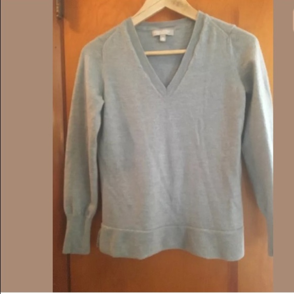 BANANA REPUBLIC SWEATER Gray Merino Wool