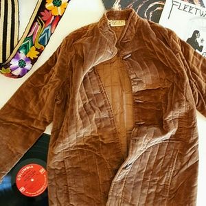Vintage velvet Gordon quilted jacket