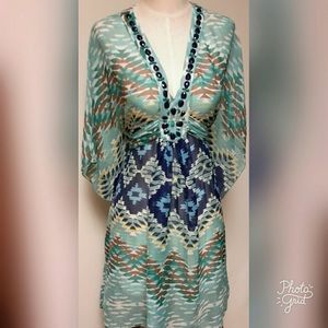 Maternity beach swim coverup