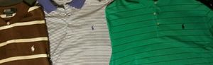 3 polo Ralph Lauren shirts