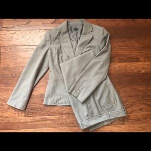 Ann Taylor Grey Woman's Business Suit Size 10