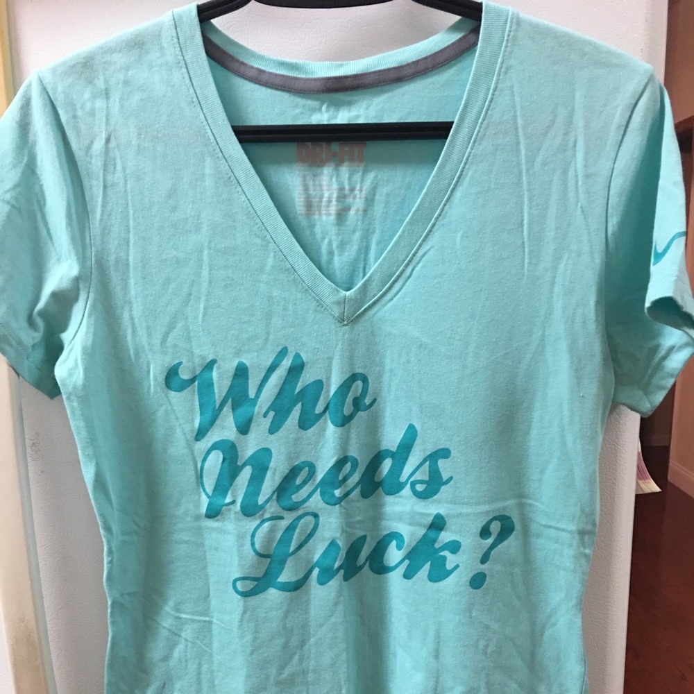 Junior Nike blue shirt slim fit size medium