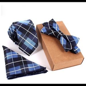 👔 Tie, Bow Tie, Hanky Set 👔