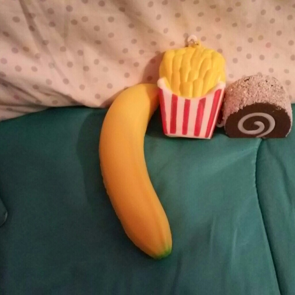 Banana French Fries and pastrie with extra