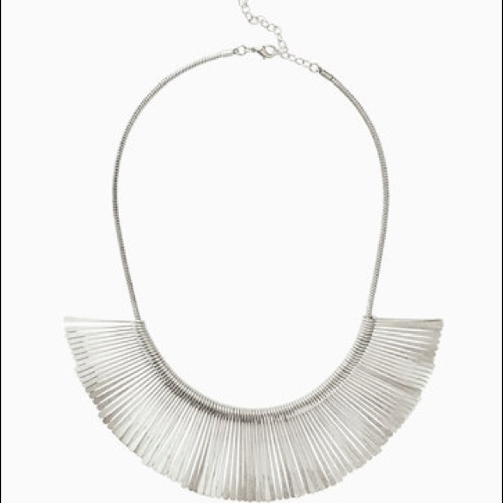 Stella & Dot Essential Fringe Necklace - Silver