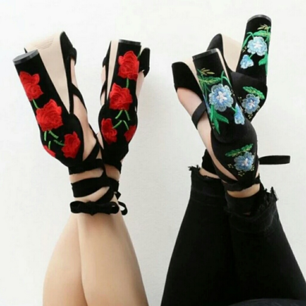 Rosaline Lace Up Heels
