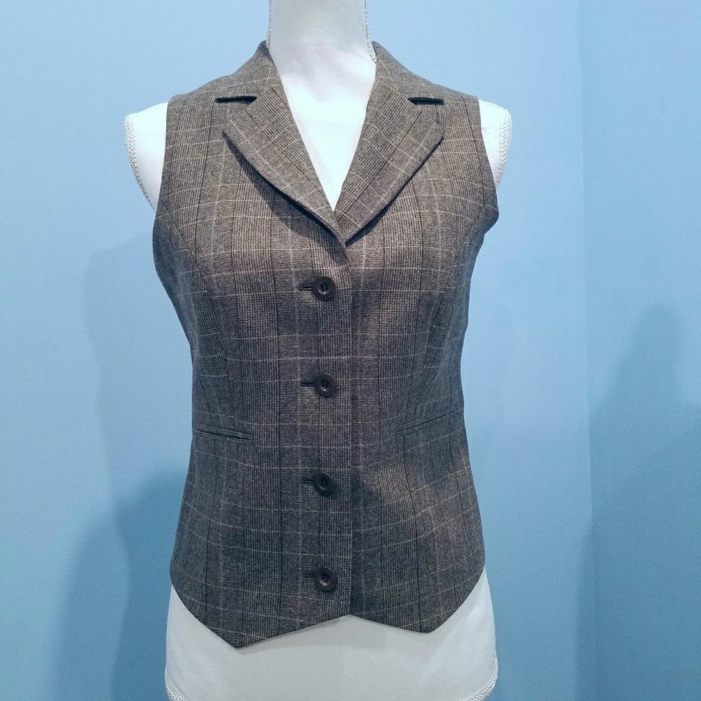 NWOT TED BAKER Tweed print waistcoat / Vest