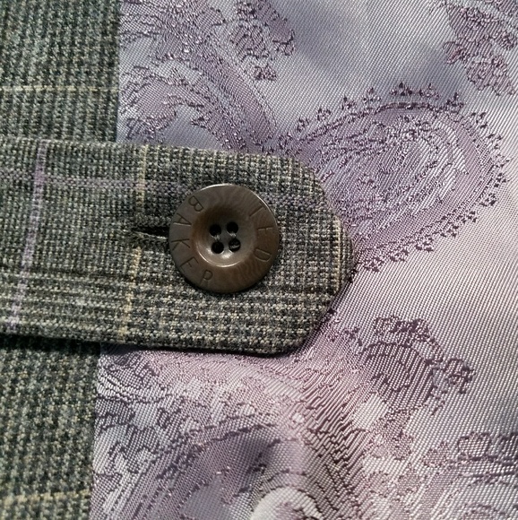 NWOT TED BAKER Tweed print waistcoat / Vest - Picture 3 of 5