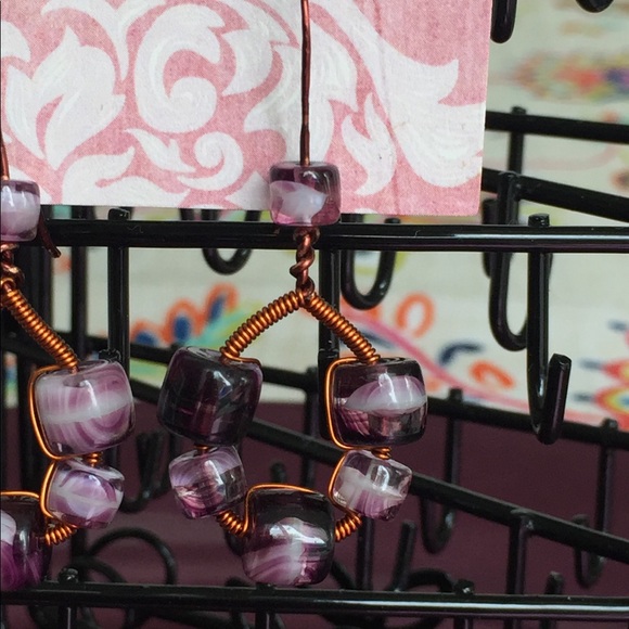 🎁SALE🎁🦋Handmade Wire Wrapped Earrings🦋 - Picture 2 of 2