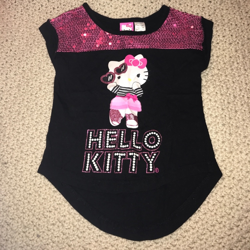 Hi-low hello kitty shirt