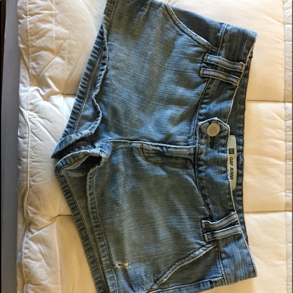 gap jean shorts