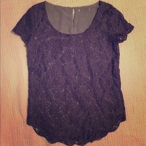 Aritzia Talula Betsy Blouse -Blue