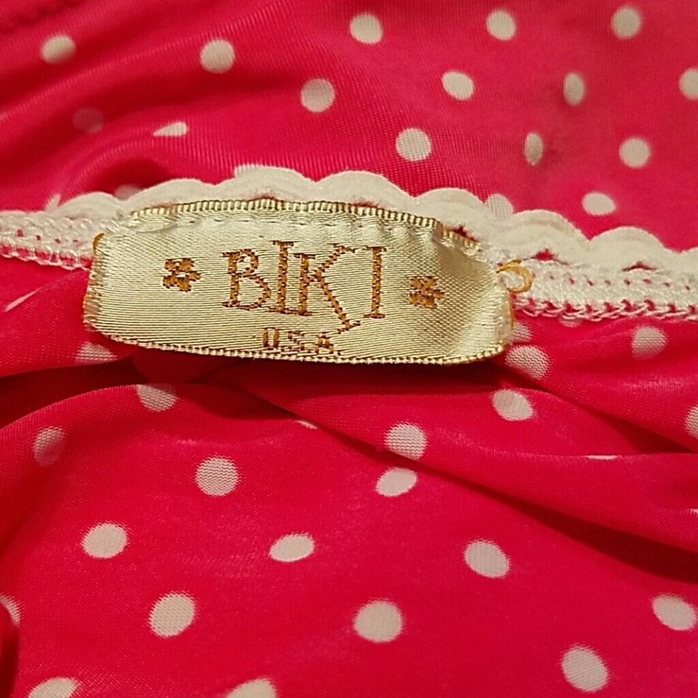 Polka Dot Spaghetti Strap Top Size L - Picture 5 of 5