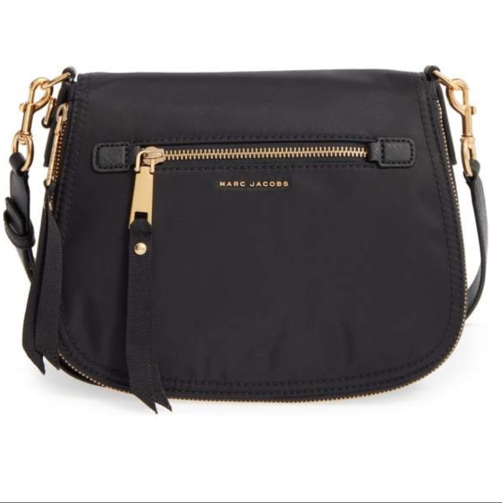 Marc Jacobs Trooper Nomad Nylon Saddle Bag Black