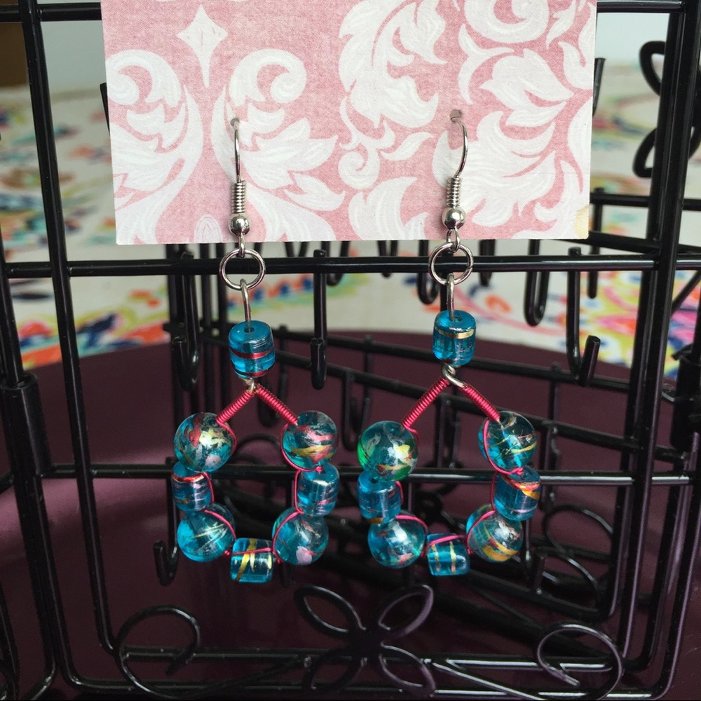 🎁SALE🎁🦋Handmade wire wrapped earrings🦋