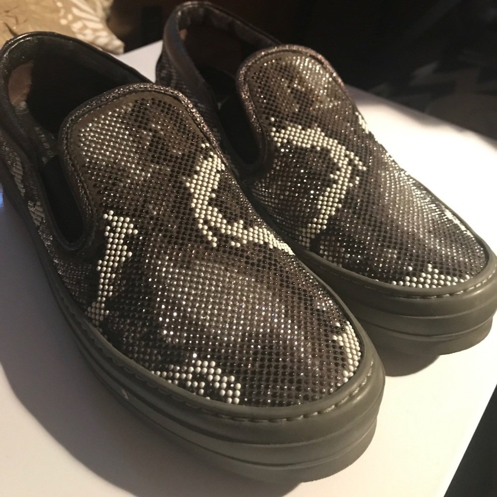 AGL 'Crystal' Slip-On Sneakers w bag and box!