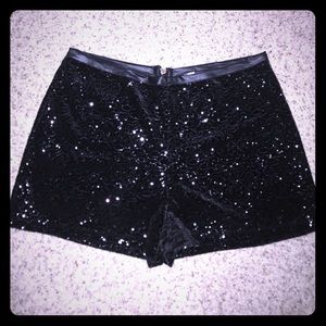Sequined Velvet Hot Pants!!!!