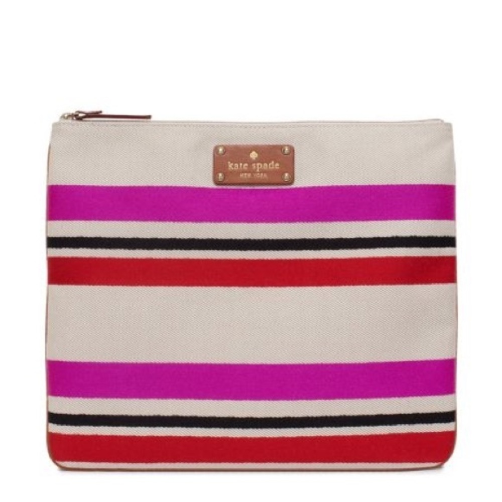 Kate Spade Clutch ♠️ Oak Island Stripe Adrianne