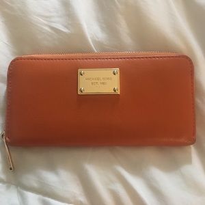 Michael Kors Burnt Orange Wallet