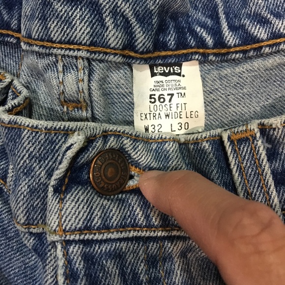 Levi's Men's 32x30 "567" Extra Wide Leg Jeans - Picture 4 of 6