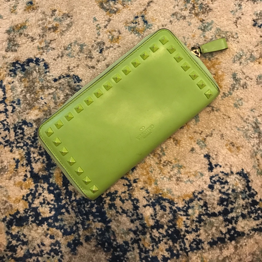 Valentino rock stud wallet
