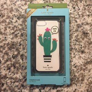 NWT Kate Spade "Hug Me" Cactus iPhone Case