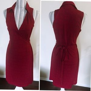 Express wrap around tie dress