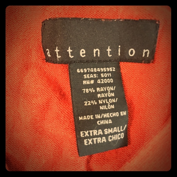 Burnt orange long sleeve sweater - Picture 2 of 2