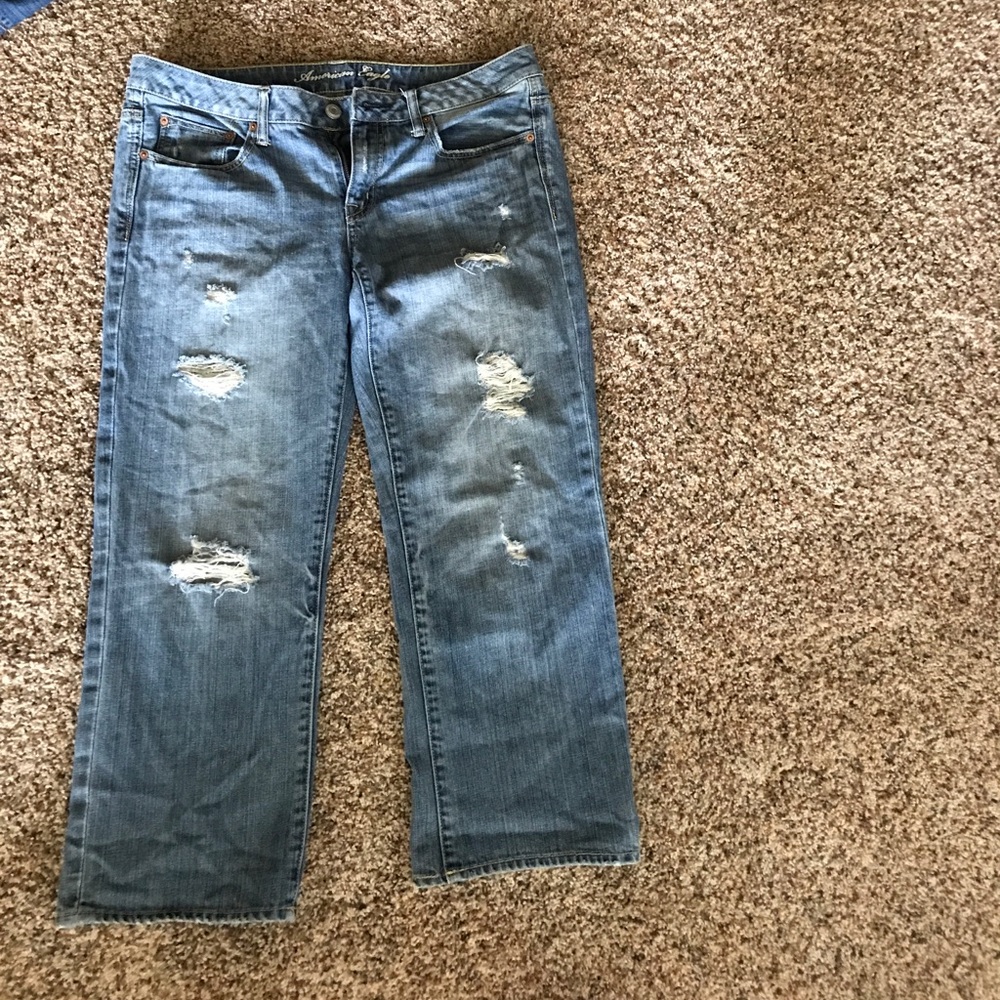 American eagle cropped jeans