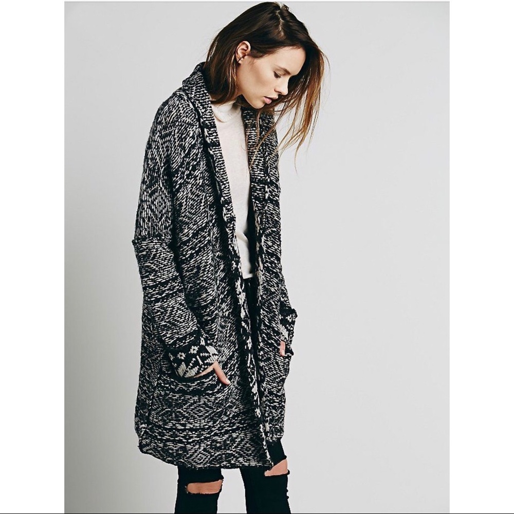 Free People hidden snowflake sweater