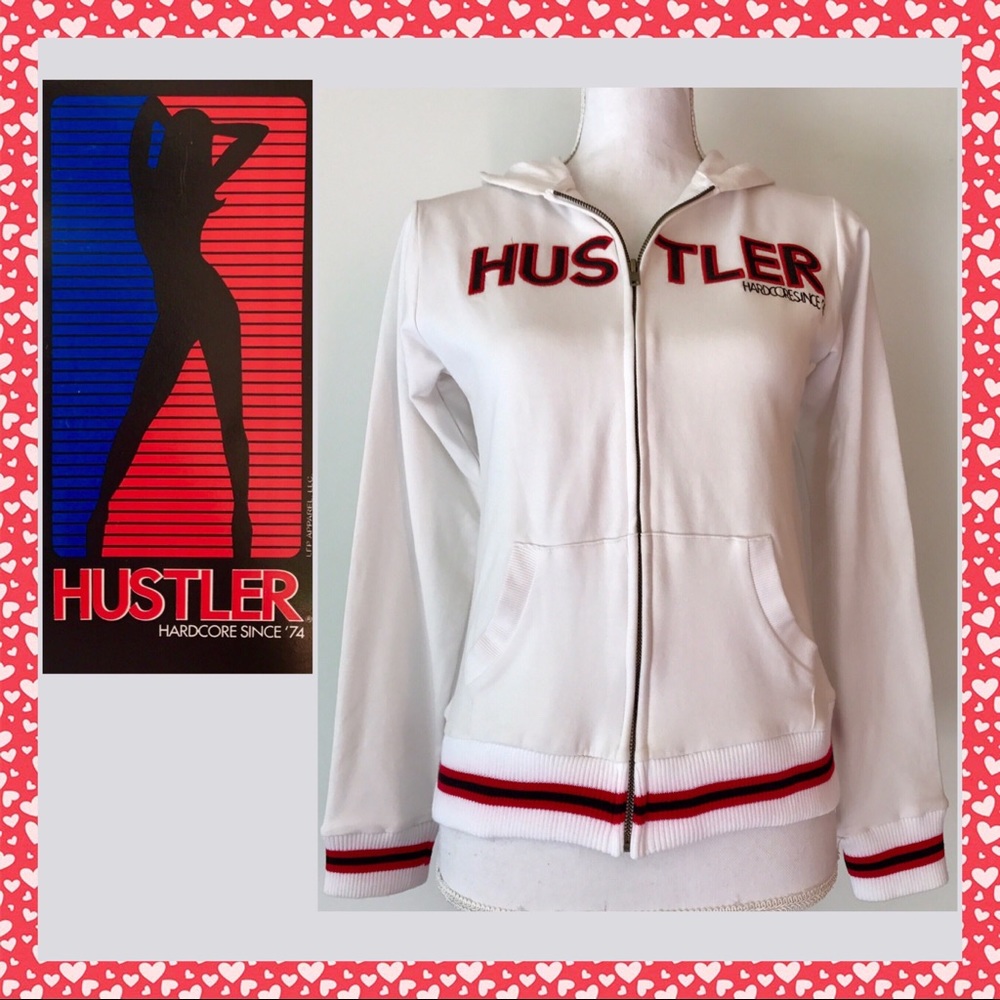 Hustler Hoodie With Embroidered 'Hustler' Across