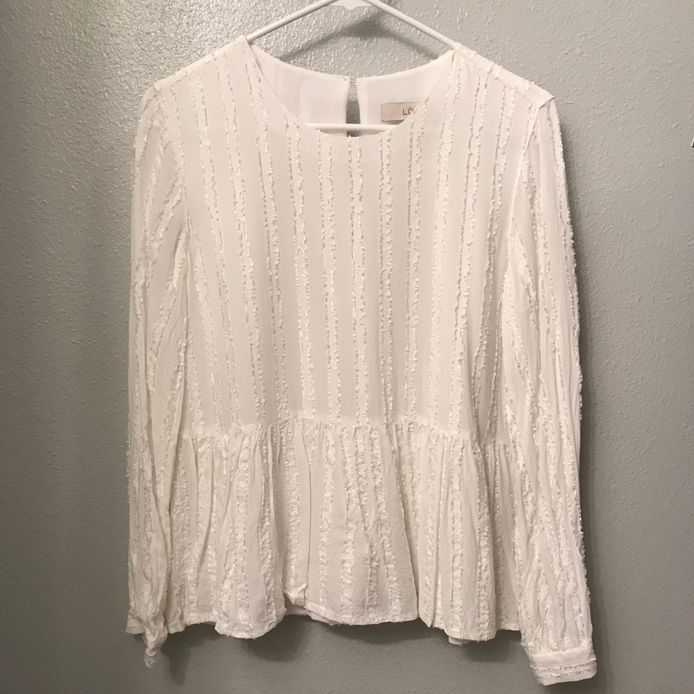 Loft Peplum Top