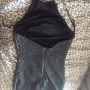 Small striped mini dress