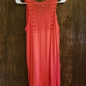 Pink Blush maternity tunic large nwt