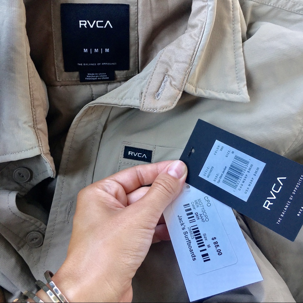 SOLD! 🎉HOST PICK🎉 RVCA's CPO Nylon Shirt Jacket - Picture 2 of 6